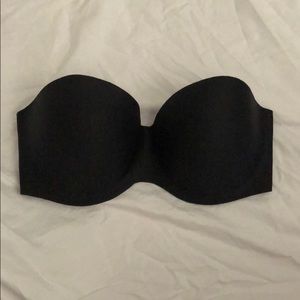 Black Strapless Bra
